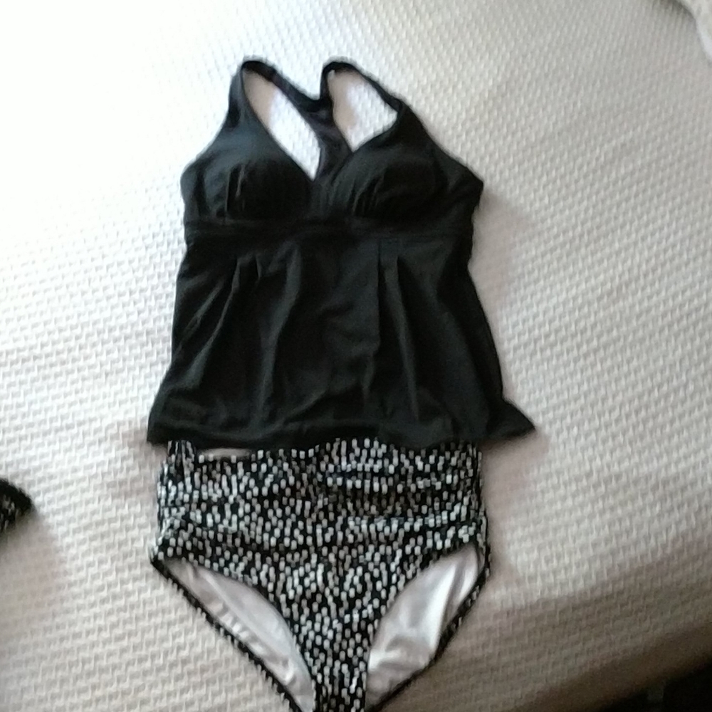 Land's End 2 piece Swim Suit - size 12